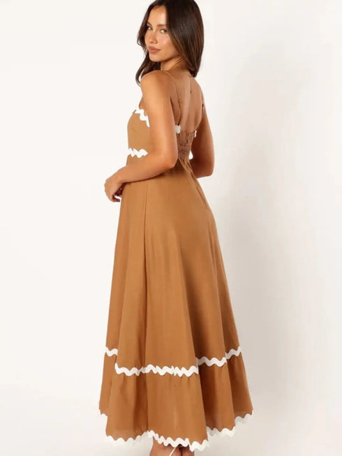 'Araceli' Spaghetti Strap Maxi Dress - Celes Fashion